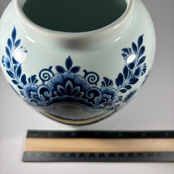 Delft Caribbean Islanders Smoking Tobacco Jar Made by OUD in Holland No Lid - Picture 7 of 7